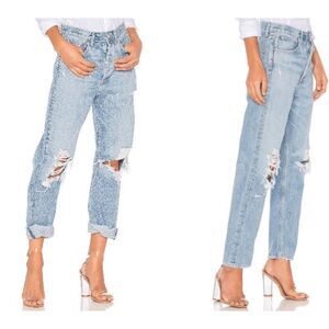 AGOLDE‎ 90's Jean Loose Fit Distressed Button Fly Medium Wash Size 29